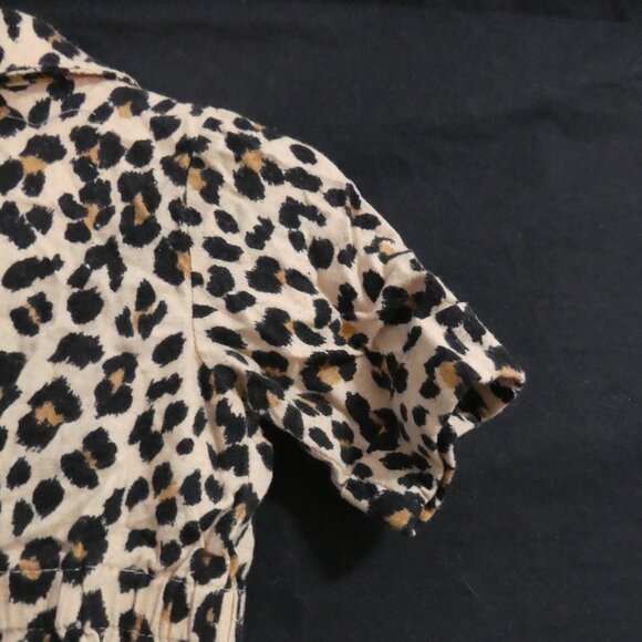 OLD NAVY | 18-24 months | Leopard Print Button-Up Short Sleeve Dress | NWOT - Picture 13 of 15